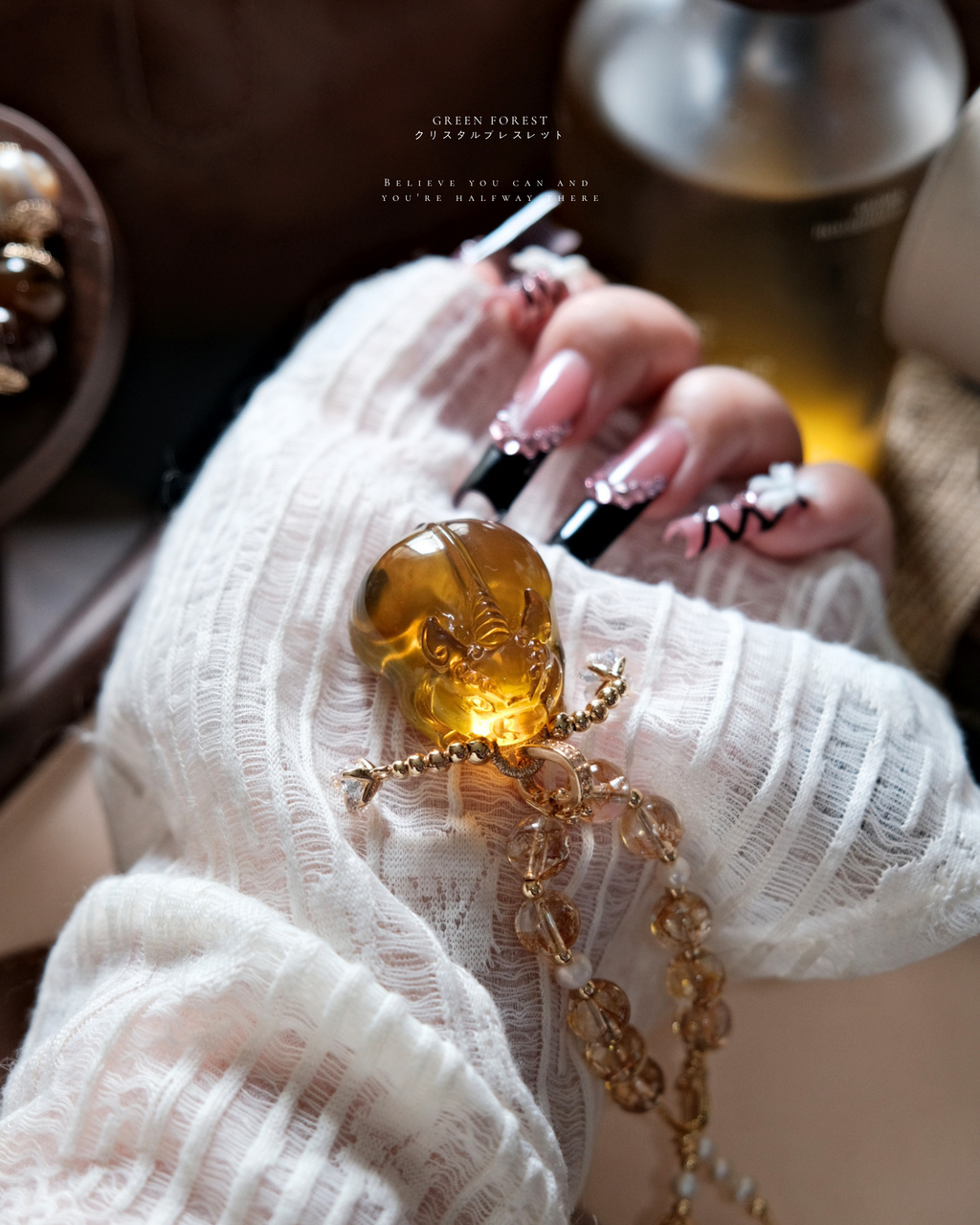 【𝐆𝐨𝐥𝐝𝐞𝐧 𝐏𝐢𝐱𝐢𝐮・琥珀 — 金黃貔貅💛】文玩系列