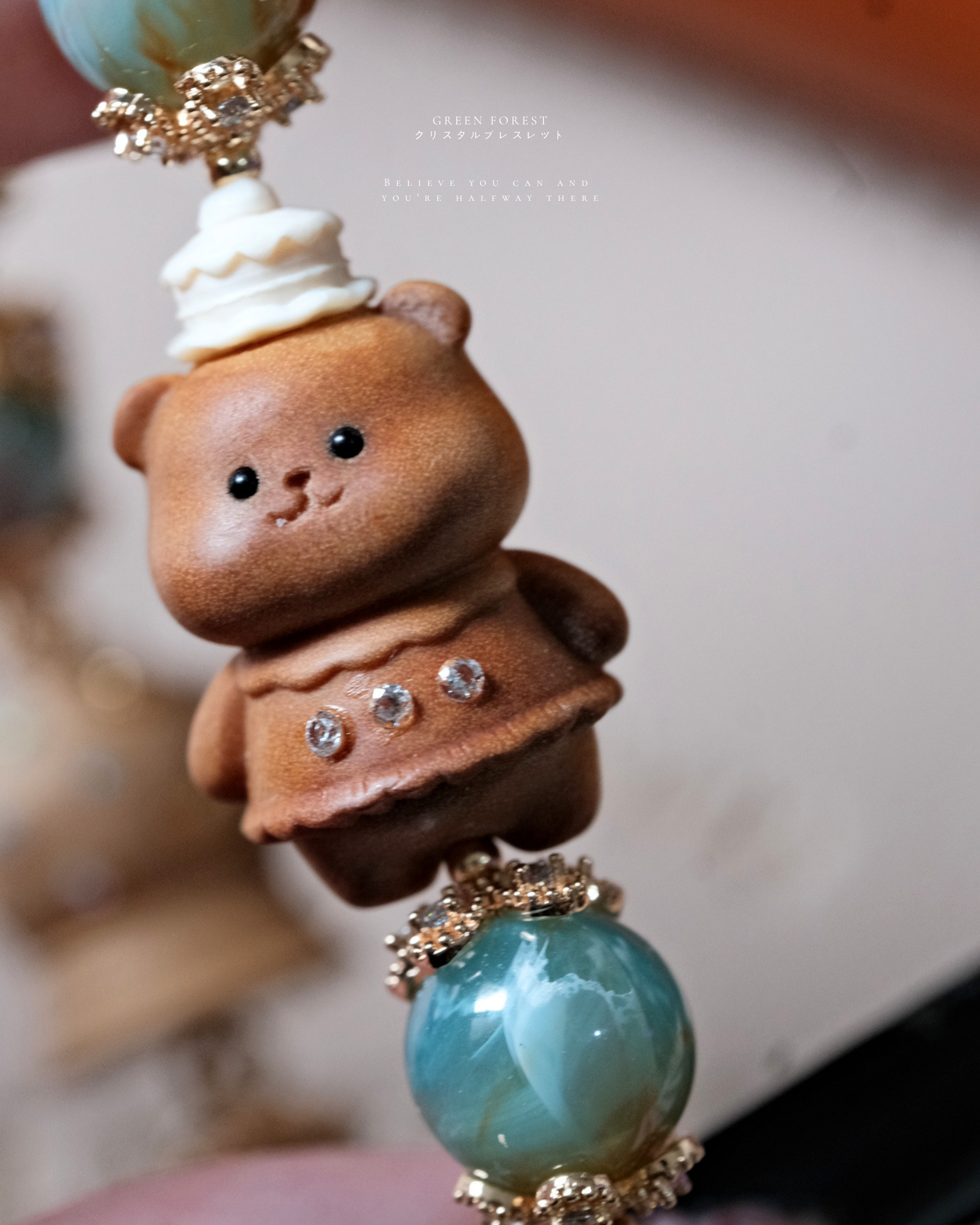 預訂款🌟【𝐓𝐞𝐝𝐝𝐲 𝐁𝐞𝐚𝐫・老檀木 x 猛獁 — 宇宙星球 + 蛋糕熊🐻】 文玩系列｜原創設計