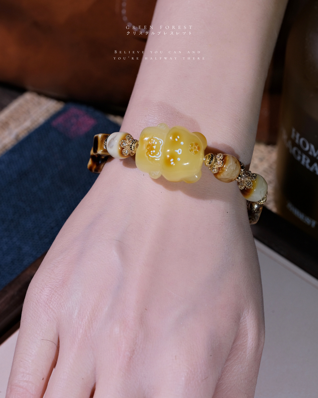 【𝐇𝐨𝐧𝐞𝐲 𝐅𝐢𝐥𝐥𝐢𝐧𝐠・琥珀 — 蜂蜜夾心小熊🍯】原創設計｜文玩系列