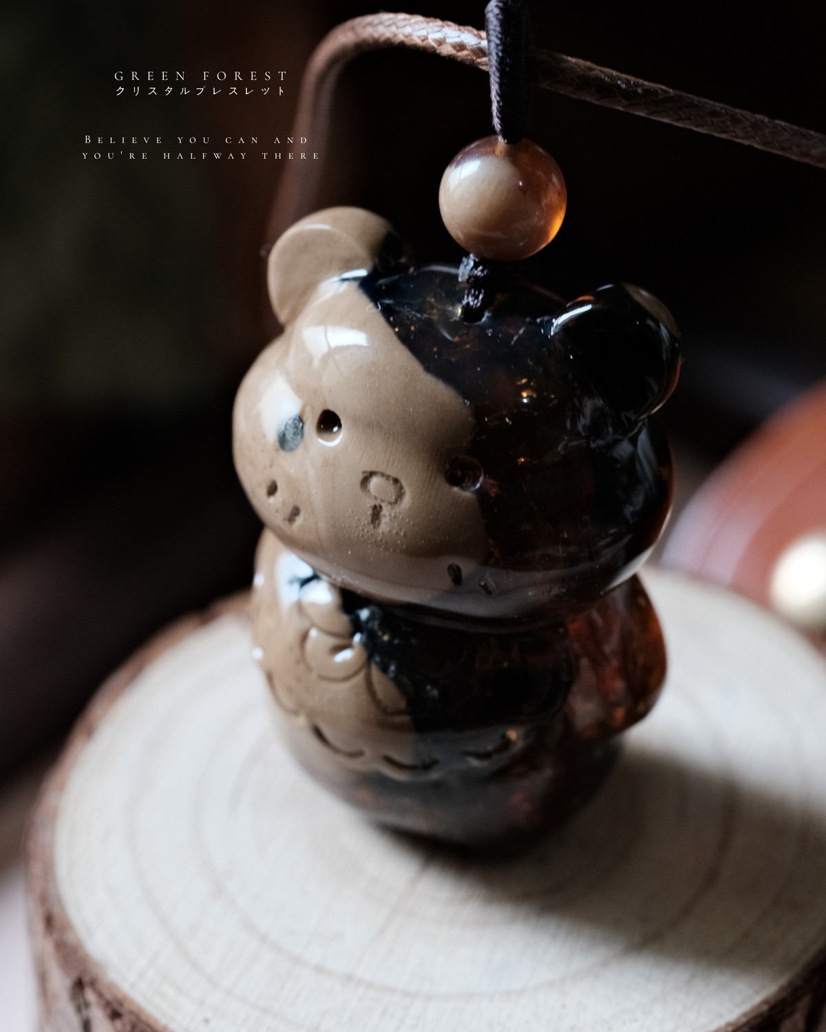 【𝐒𝐩𝐚𝐫𝐤𝐥𝐞 𝐒𝐜𝐚𝐫𝐟・根珀 — 半透爆閃 圍巾熊🐻】文玩系列