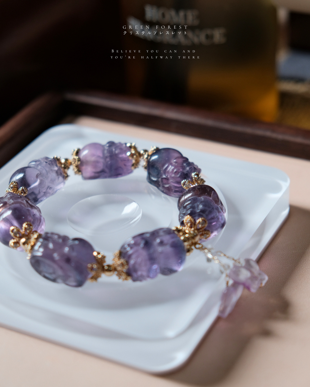 【 𝑽𝒊𝒐𝒍𝒆𝒕・螢石 — 藍紫調貔貅🧞】