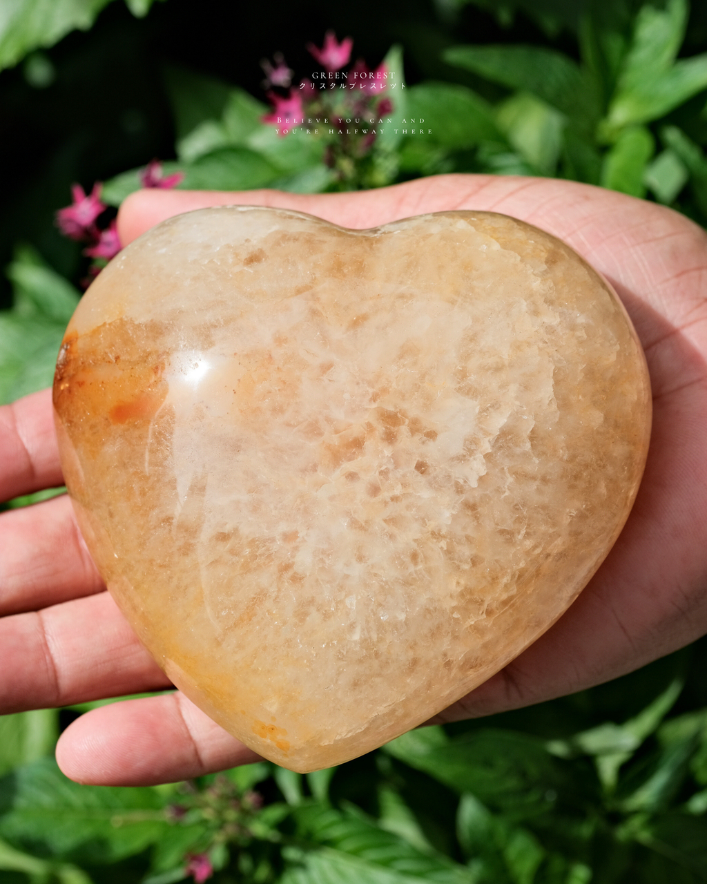 【 𝐂𝐡𝐞𝐞𝐬𝐞 𝐅𝐨𝐚𝐦 ・芝士奶蓋🧀】 心形水晶瑪瑙擺件