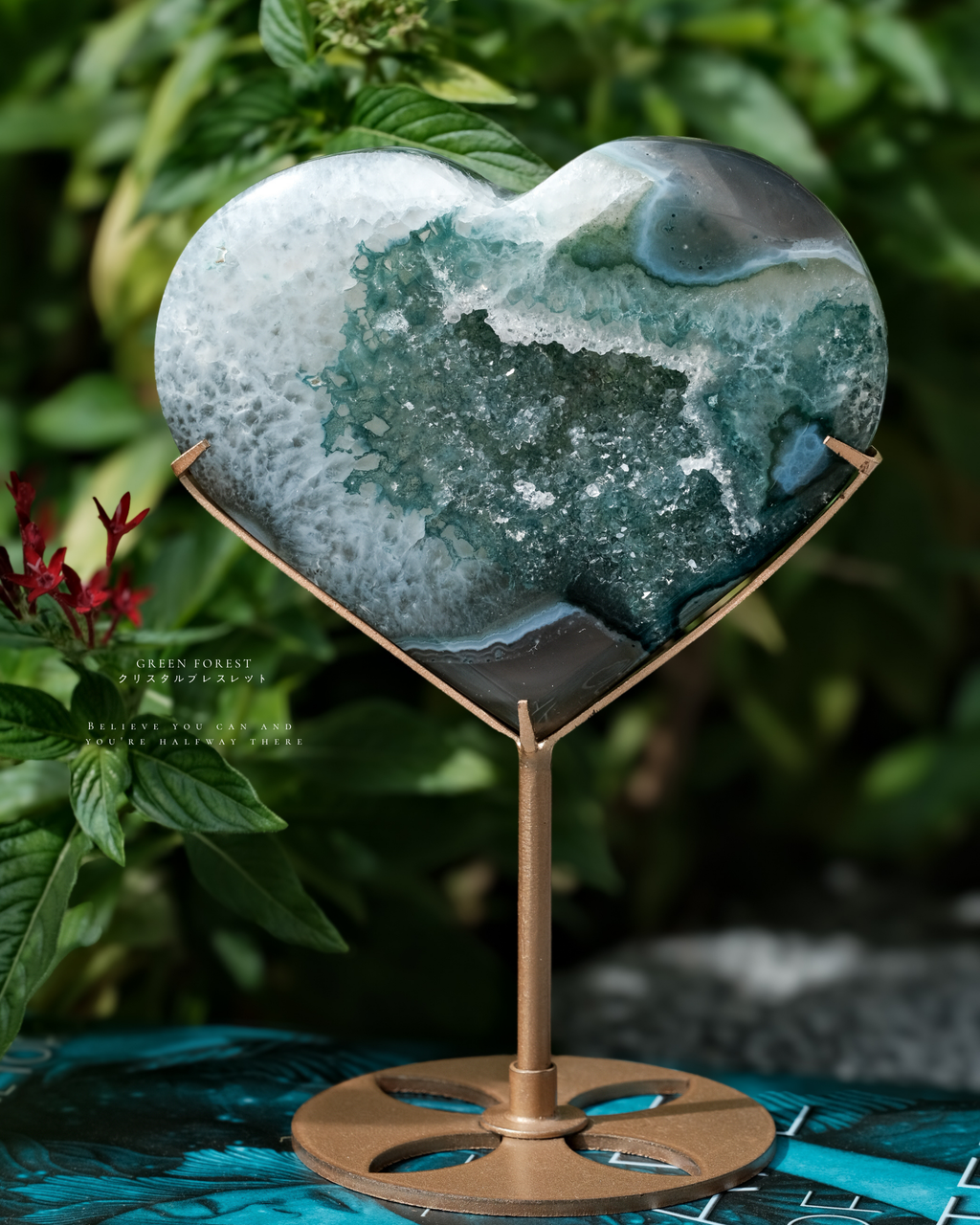 【 𝐎𝐜𝐞𝐚𝐧 𝐇𝐞𝐚𝐫𝐭 · 海洋之心🌊 】 將海浪永遠封存在瑪瑙晶石之中 🩵