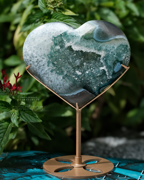 【 𝐎𝐜𝐞𝐚𝐧 𝐇𝐞𝐚𝐫𝐭 · 海洋之心🌊 】 將海浪永遠封存在瑪瑙晶石之中 🩵