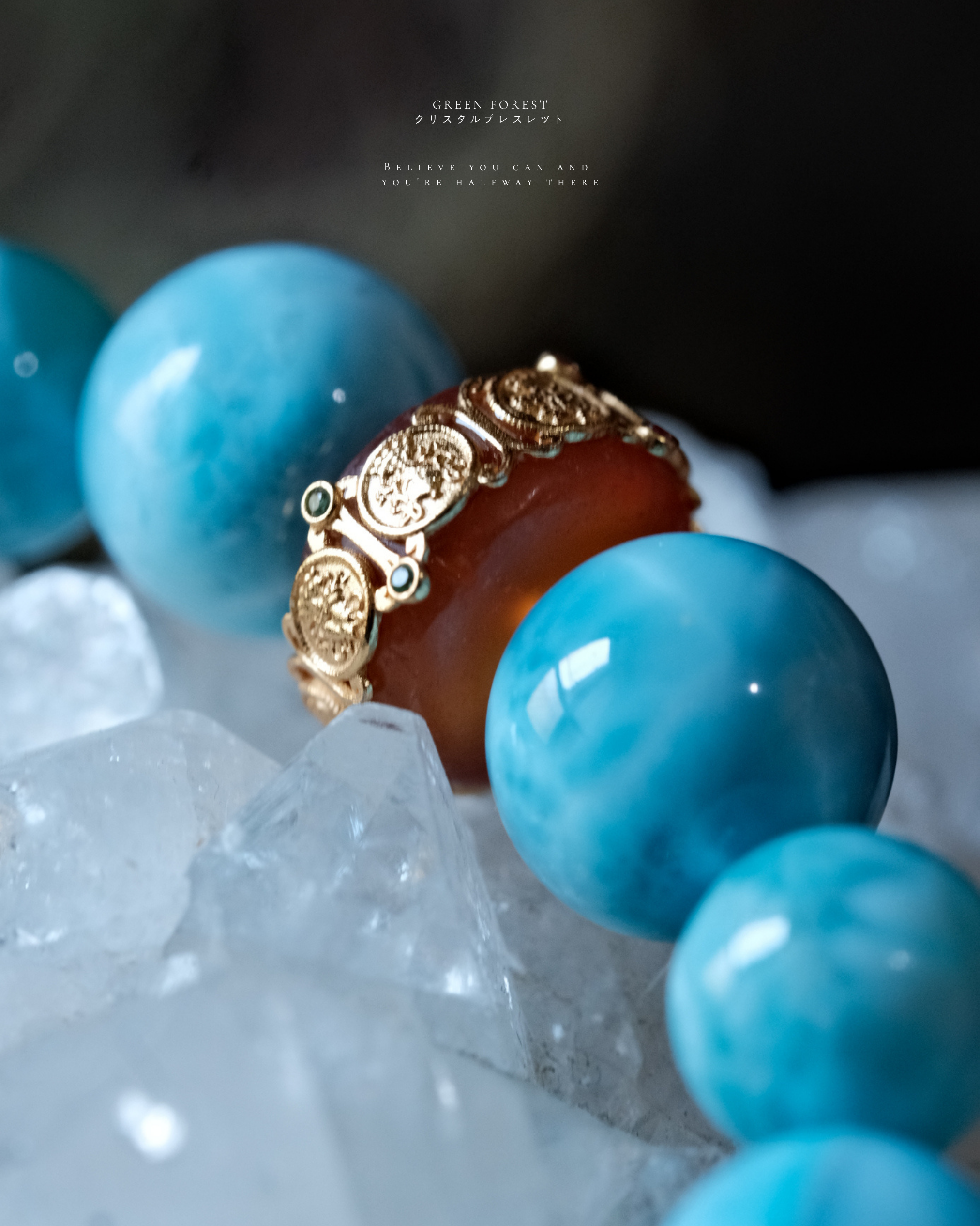 【 𝐎𝐂𝐄𝐀𝐍 海紋石 — 鯨與夏🐋】 玉化體·中高品