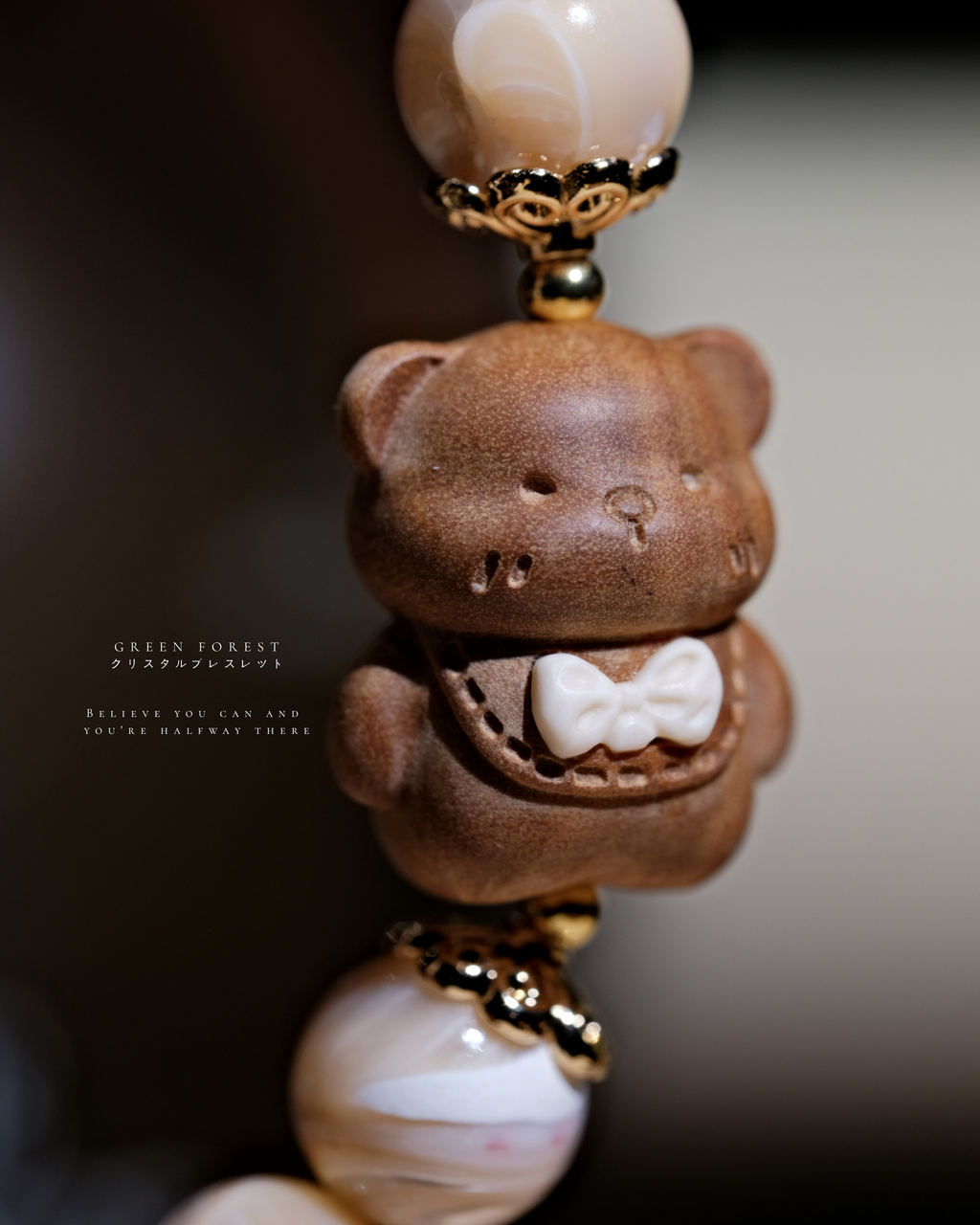 預訂款🌟【𝐋𝐨𝐯𝐞 𝐁𝐞𝐚𝐫・老檀木 — 愛心小熊🧸】原創設計｜文玩系列 #BB285
