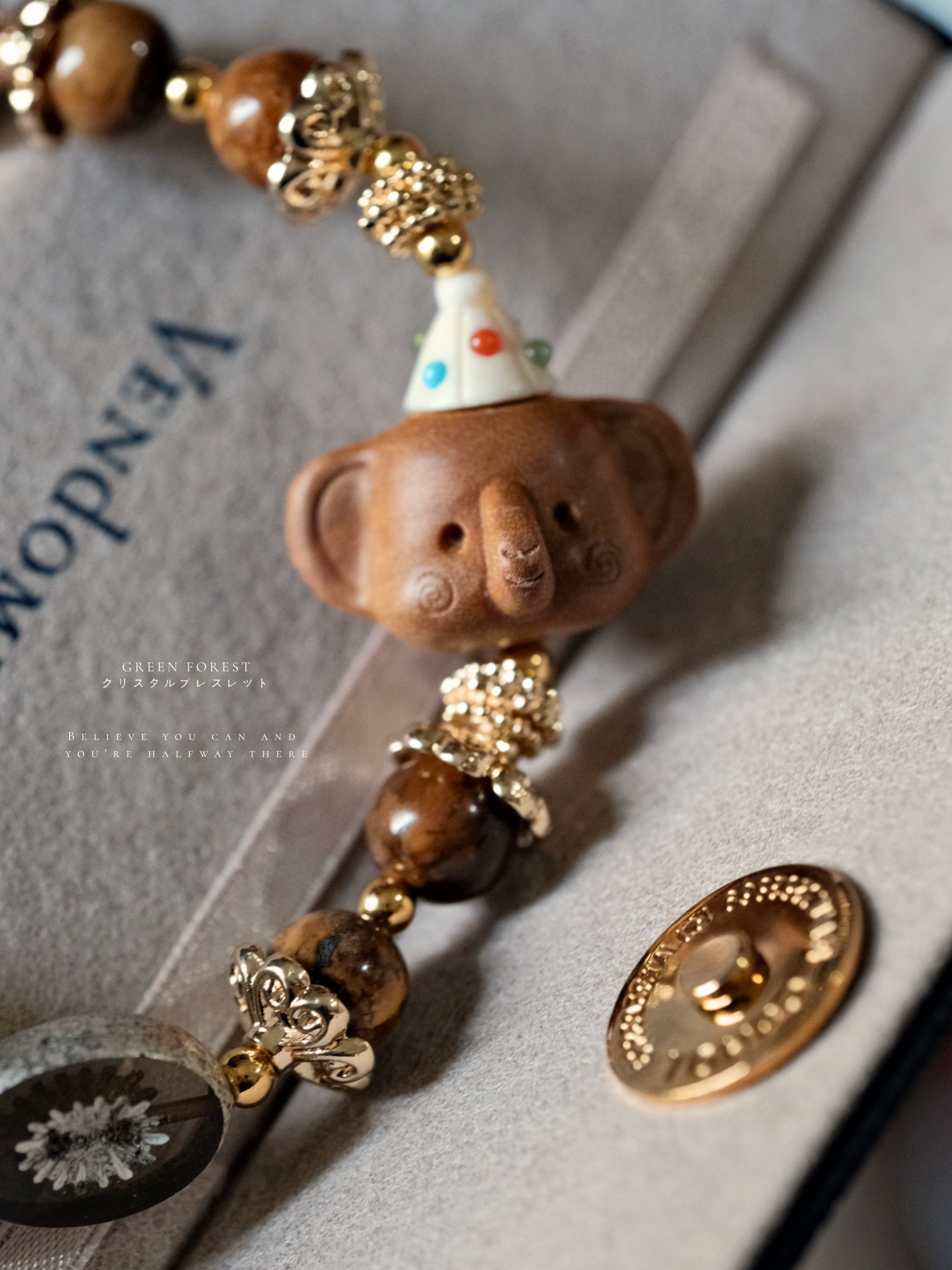 預訂款🌟【𝐏𝐚𝐫𝐭𝐲 𝐄𝐥𝐞𝐩𝐡𝐚𝐧𝐭・老檀木 x 猛獁— 派對小象 🎂🐘】文玩系列｜原創設計