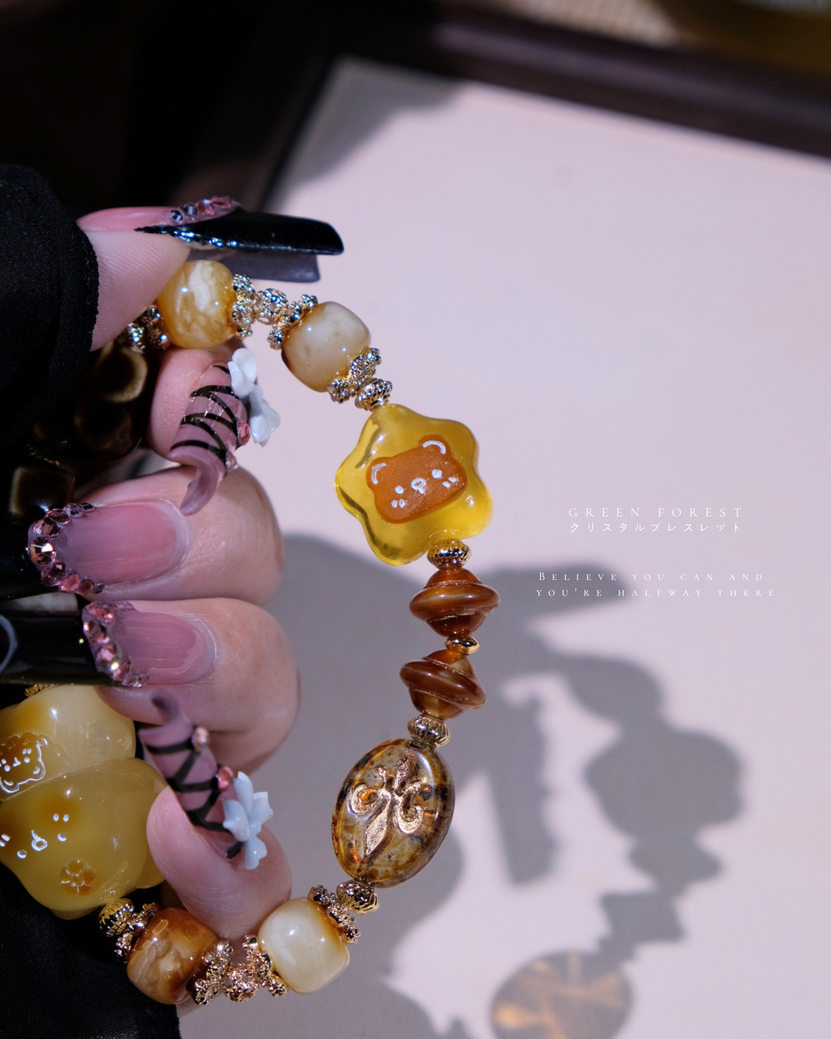 【𝐇𝐨𝐧𝐞𝐲 𝐅𝐢𝐥𝐥𝐢𝐧𝐠・琥珀 — 蜂蜜夾心小熊🍯】原創設計｜文玩系列