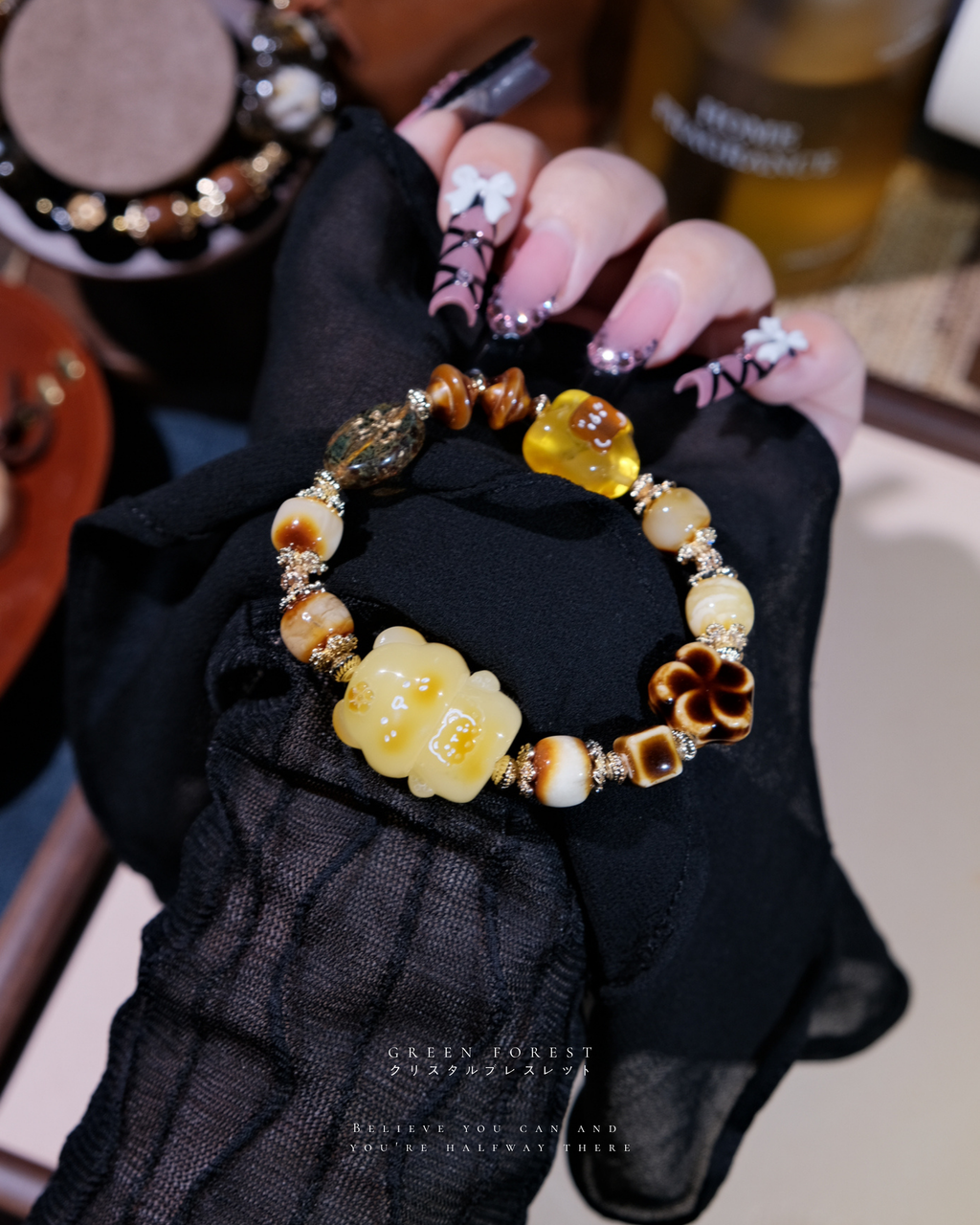 【𝐇𝐨𝐧𝐞𝐲 𝐅𝐢𝐥𝐥𝐢𝐧𝐠・琥珀 — 蜂蜜夾心小熊🍯】原創設計｜文玩系列
