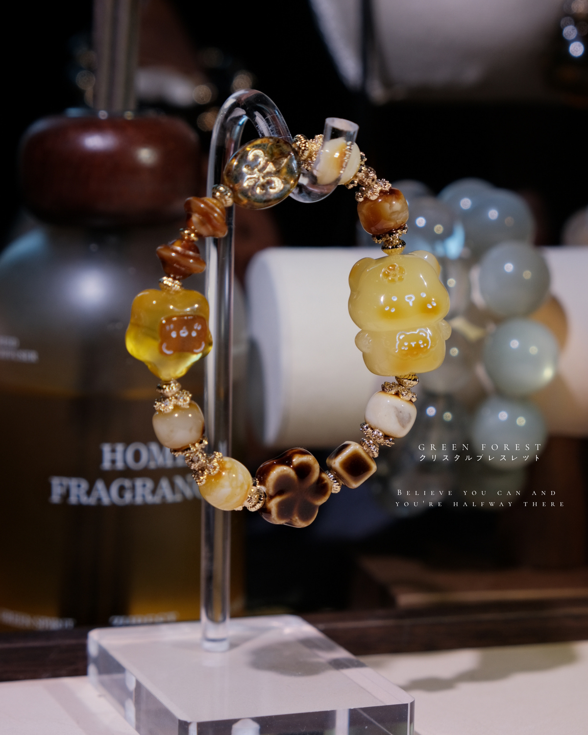 【𝐇𝐨𝐧𝐞𝐲 𝐅𝐢𝐥𝐥𝐢𝐧𝐠・琥珀 — 蜂蜜夾心小熊🍯】原創設計｜文玩系列