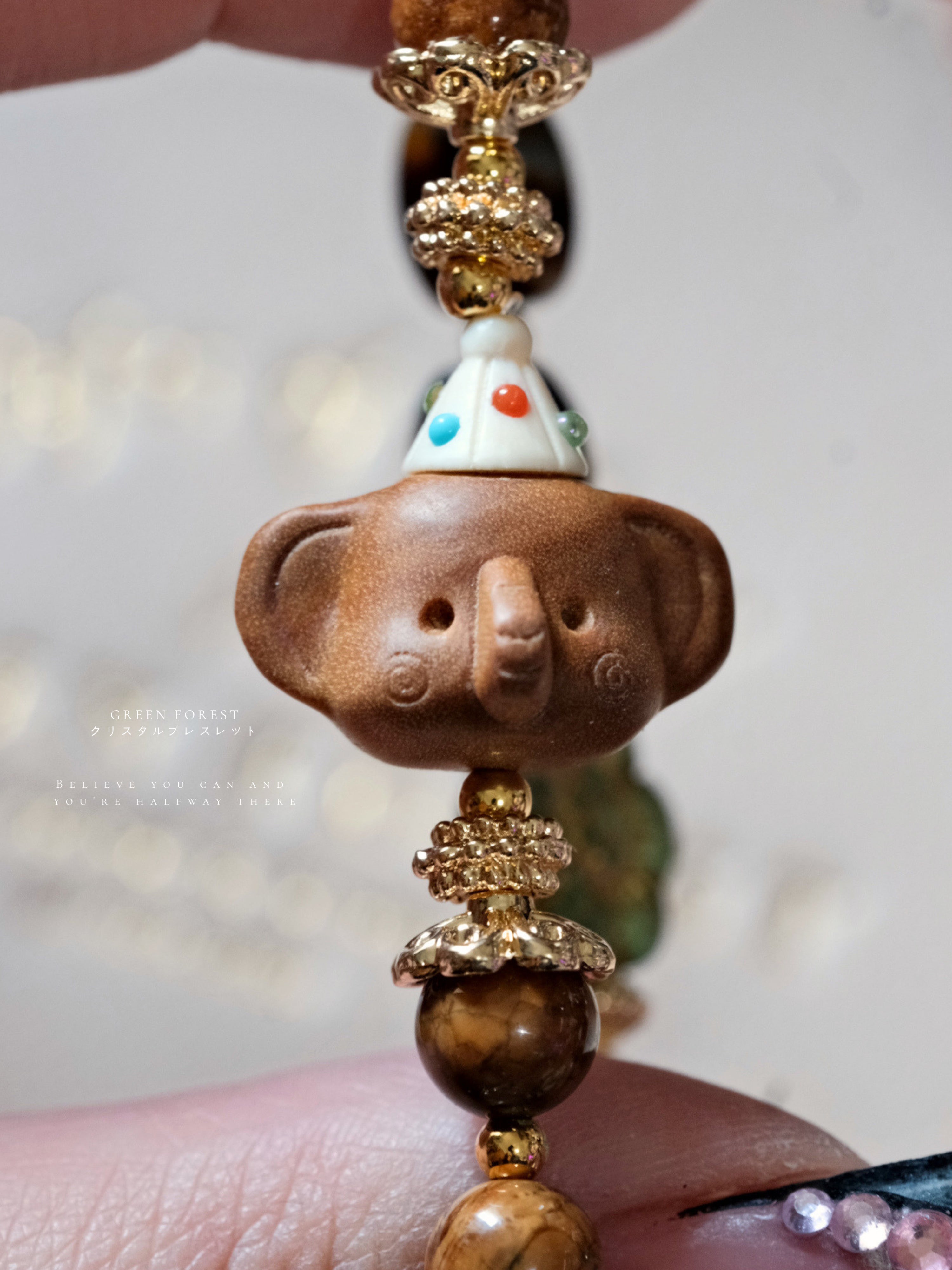 預訂款🌟【𝐏𝐚𝐫𝐭𝐲 𝐄𝐥𝐞𝐩𝐡𝐚𝐧𝐭・老檀木 x 猛獁— 派對小象 🎂🐘】文玩系列｜原創設計